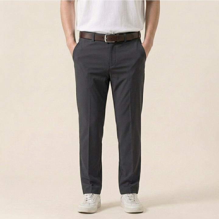 Lorenzo | Men's Stylish Comfortable Stretch Pants-Metro Lane Plaza