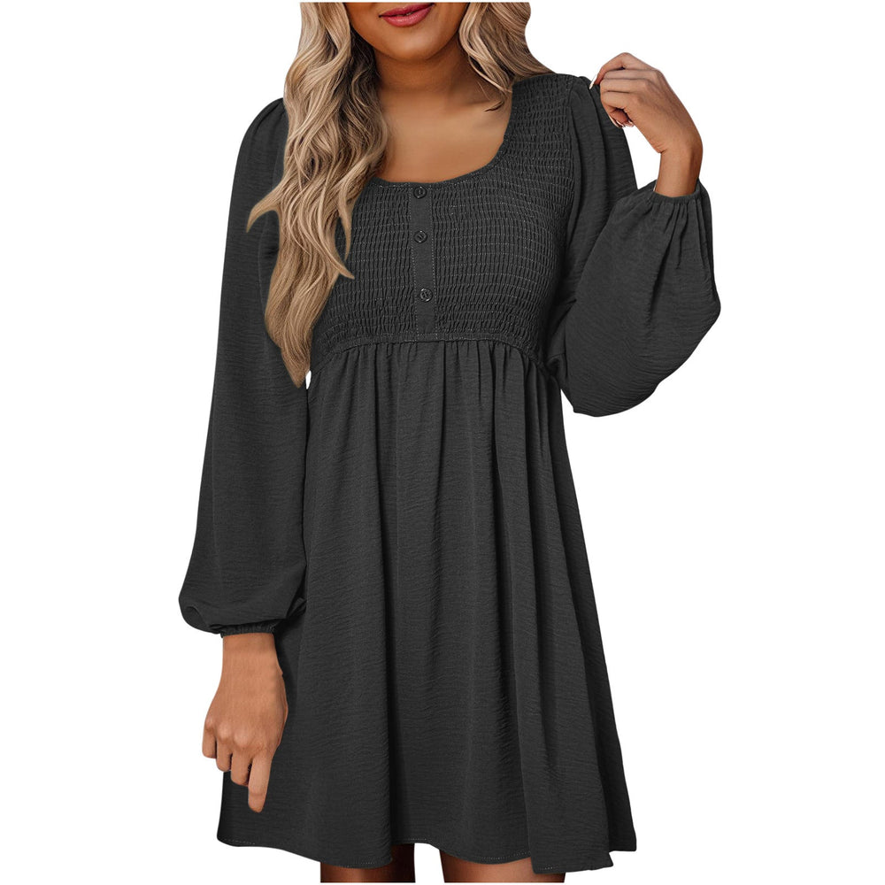 Daisy | Women's Smocked Empire-Waist Mini Dress-Metro Lane Plaza