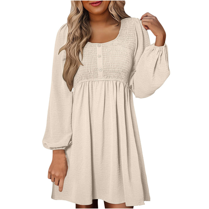 Daisy | Women's Smocked Empire-Waist Mini Dress-Metro Lane Plaza