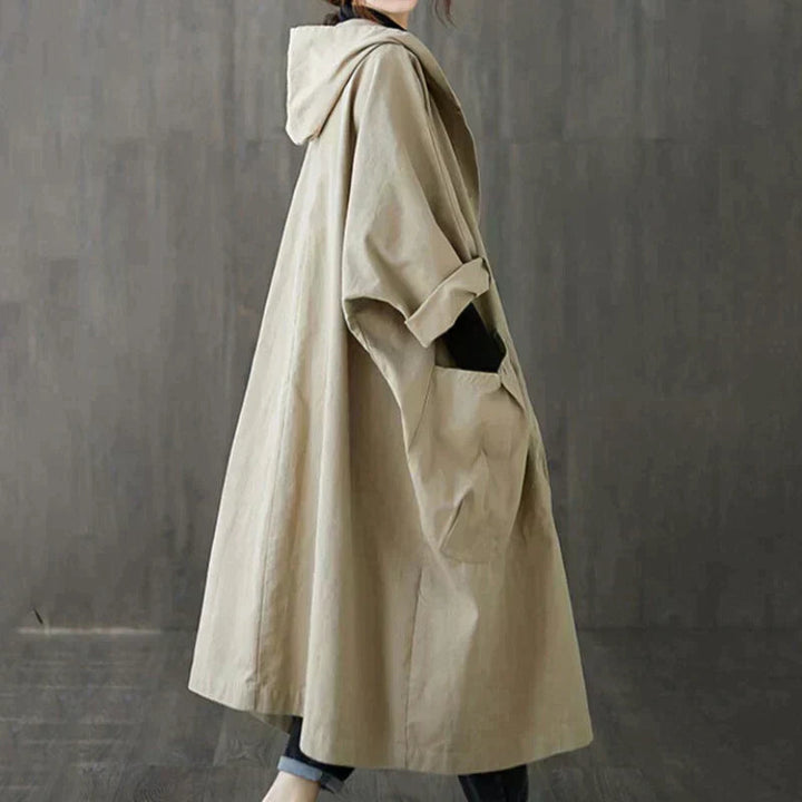 Jessica | Women's Lightweight Versatile Oversized Trench Coat-Metro Lane Plaza