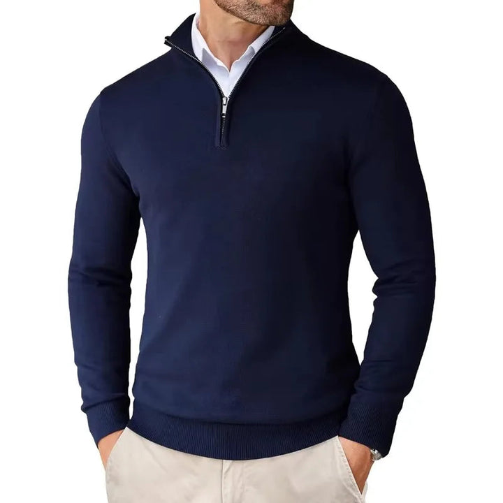 Arden | Men's Modern Comfortable Half-Zip Sweater-Metro Lane Plaza