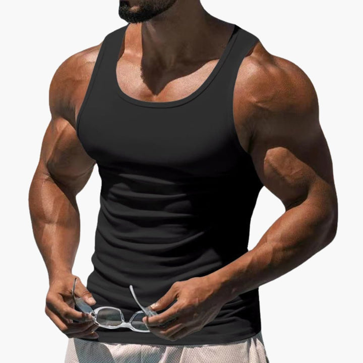 Men's Athletic Sleeveless Breathable Tank Top-Metro Lane Plaza
