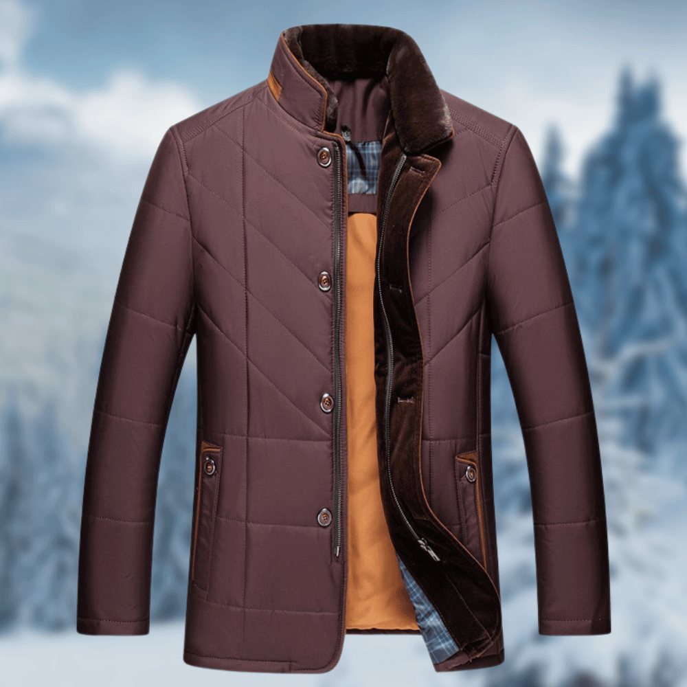 Men's Diamond Quilted Puffer Jacket