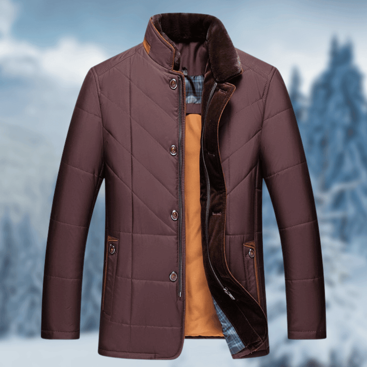 Men's Diamond Quilted Puffer Jacket