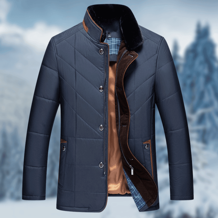 Men's Diamond Quilted Puffer Jacket