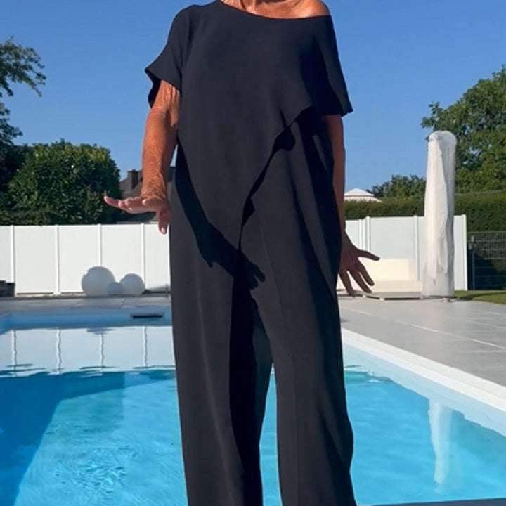 Diane | Women's Trendy Loungewear Two-Piece Set-Metro Lane Plaza