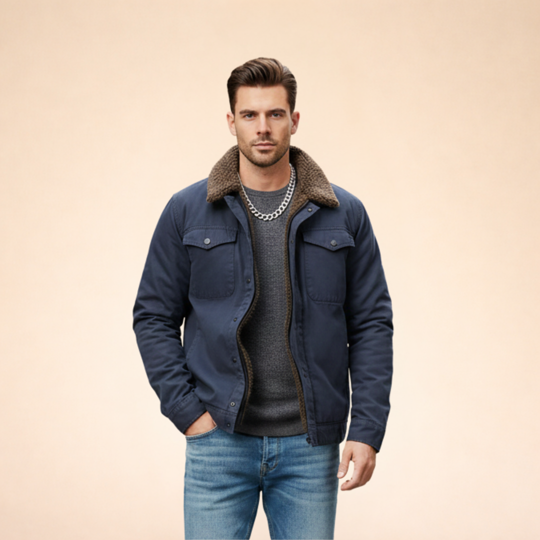 Thomas | Men's Timeless Warm Padded Jacket-Metro Lane Plaza