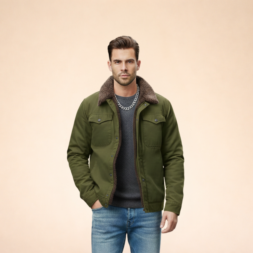 Thomas | Men's Timeless Warm Padded Jacket-Metro Lane Plaza
