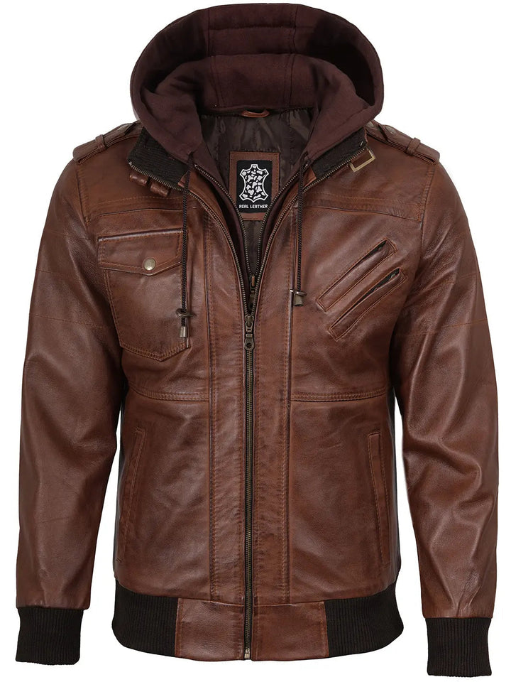 William | Luxury Genuine Lambskin Men's Jacket-Metro Lane Plaza
