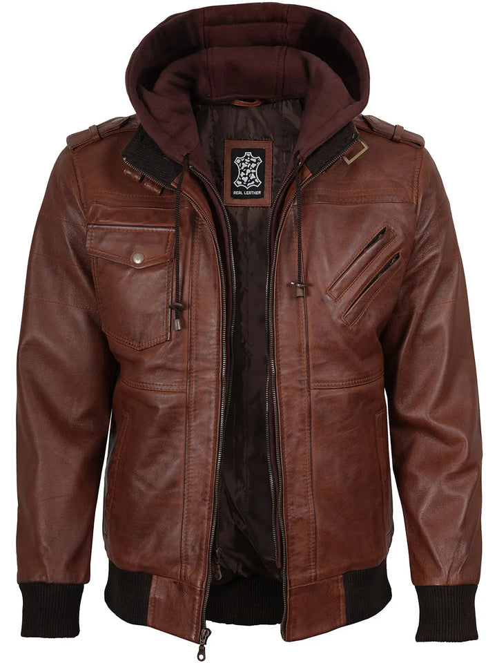 William | Luxury Genuine Lambskin Men's Jacket-Metro Lane Plaza