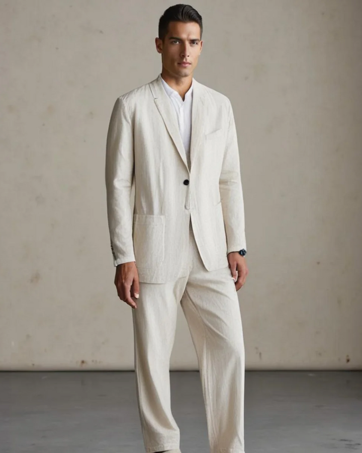 Edward | Tailored Men's Blazer Set for Casual Style-Metro Lane Plaza