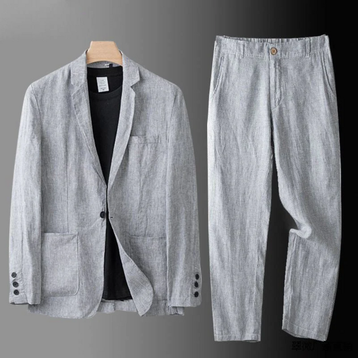 Edward | Tailored Men's Blazer Set for Casual Style-Metro Lane Plaza
