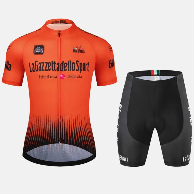 Randall | Men's Pro Performance Cycling Jersey and Shorts Set-Metro Lane Plaza