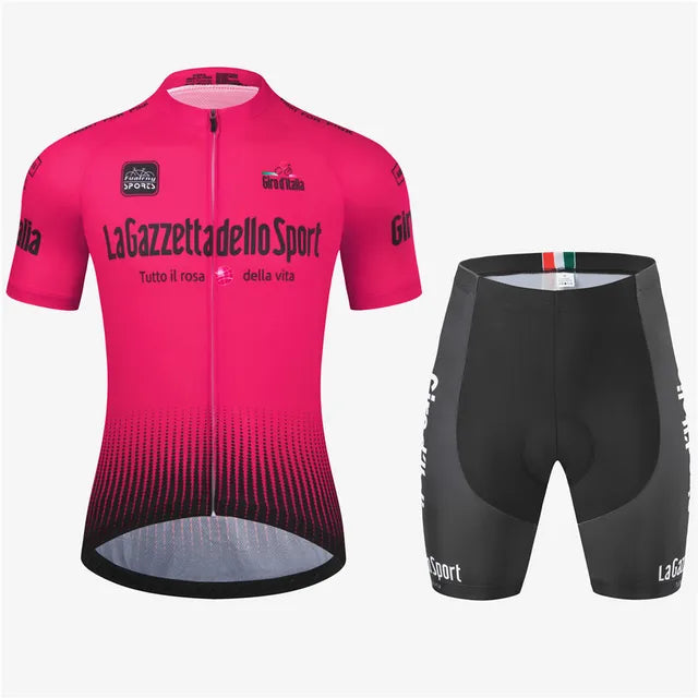 Randall | Men's Pro Performance Cycling Jersey and Shorts Set-Metro Lane Plaza