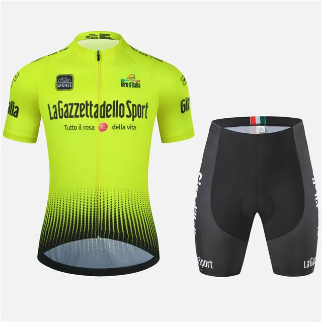 Randall | Men's Pro Performance Cycling Jersey and Shorts Set-Metro Lane Plaza