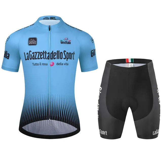 Randall | Men's Pro Performance Cycling Jersey and Shorts Set-Metro Lane Plaza