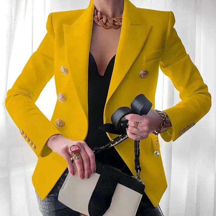 Liam | Women's Stylish Double-Button Blazer-Metro Lane Plaza