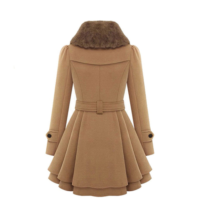 Women's Stylish Long Winter Coat - Warm and Cozy-Metro Lane Plaza