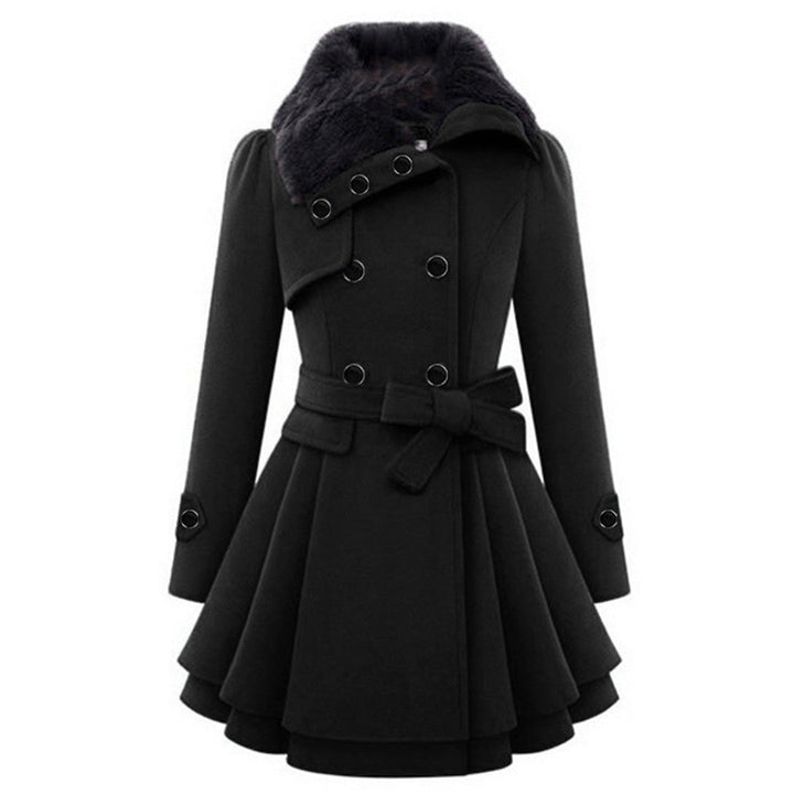 Women's Stylish Long Winter Coat - Warm and Cozy-Metro Lane Plaza