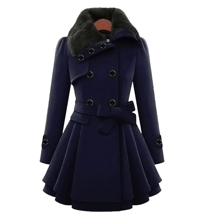 Women's Stylish Long Winter Coat - Warm and Cozy-Metro Lane Plaza
