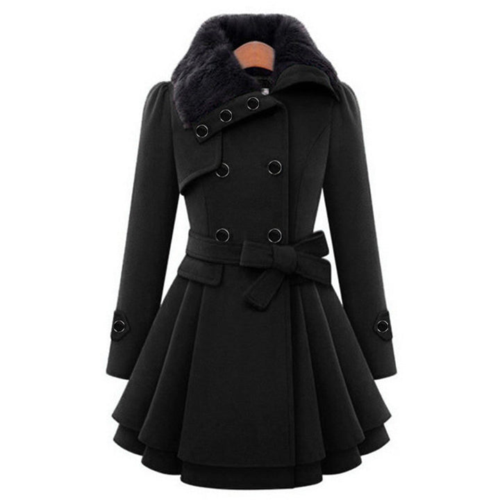 Women's Stylish Long Winter Coat - Warm and Cozy-Metro Lane Plaza