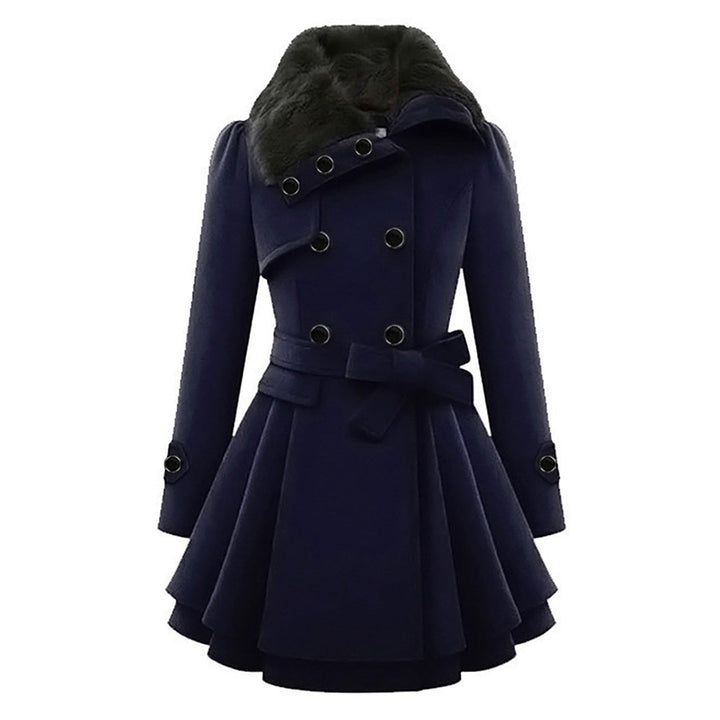 Women's Stylish Long Winter Coat - Warm and Cozy-Metro Lane Plaza