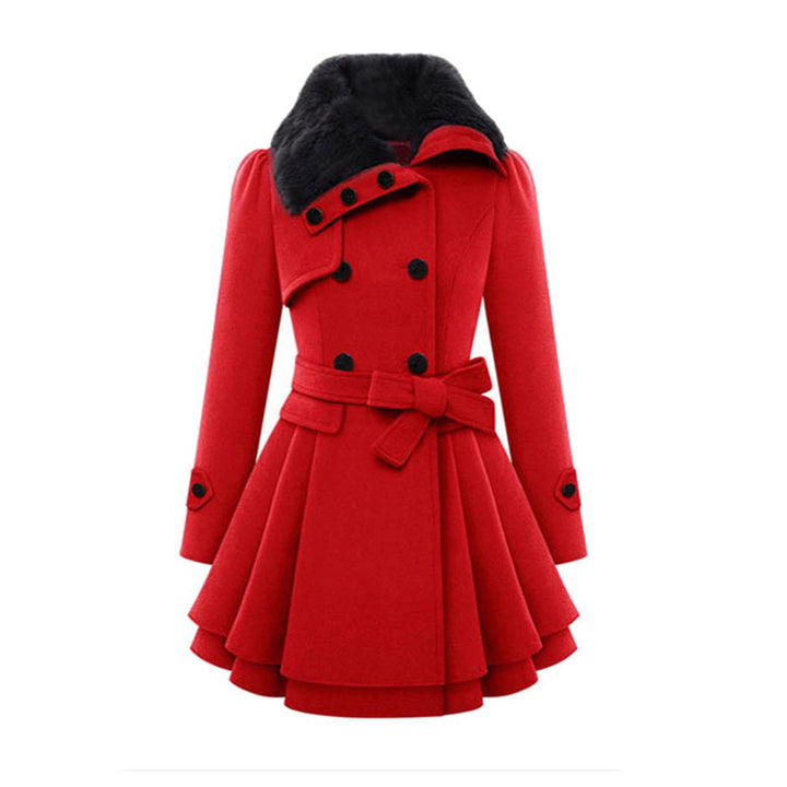 Women's Stylish Long Winter Coat - Warm and Cozy-Metro Lane Plaza