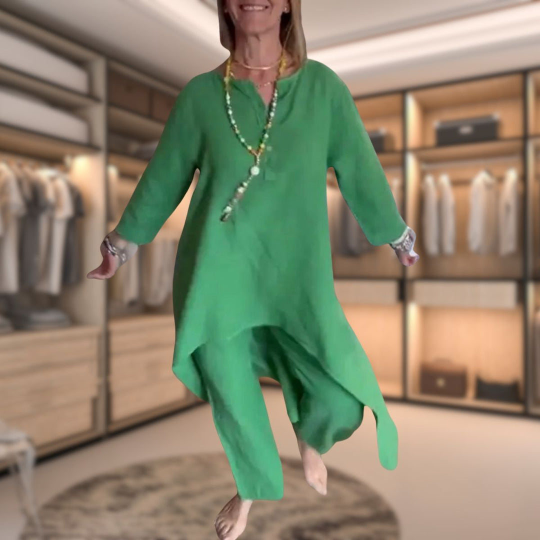 Amara | Women's Comfortable Two-Piece Outfit-Metro Lane Plaza