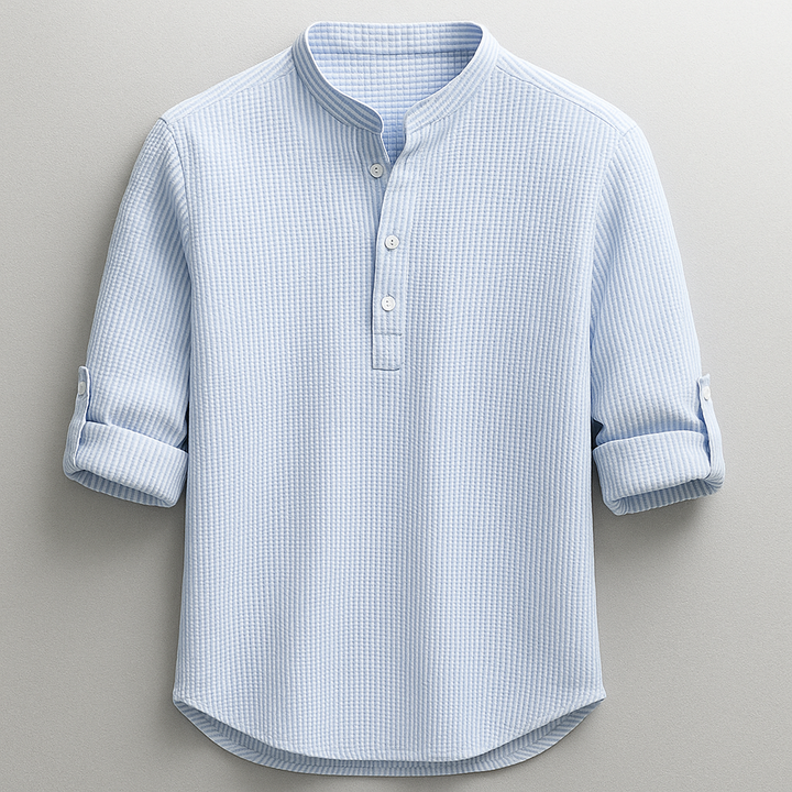 Valen | Men's Classic Cotton Tailored Shirt-Metro Lane Plaza