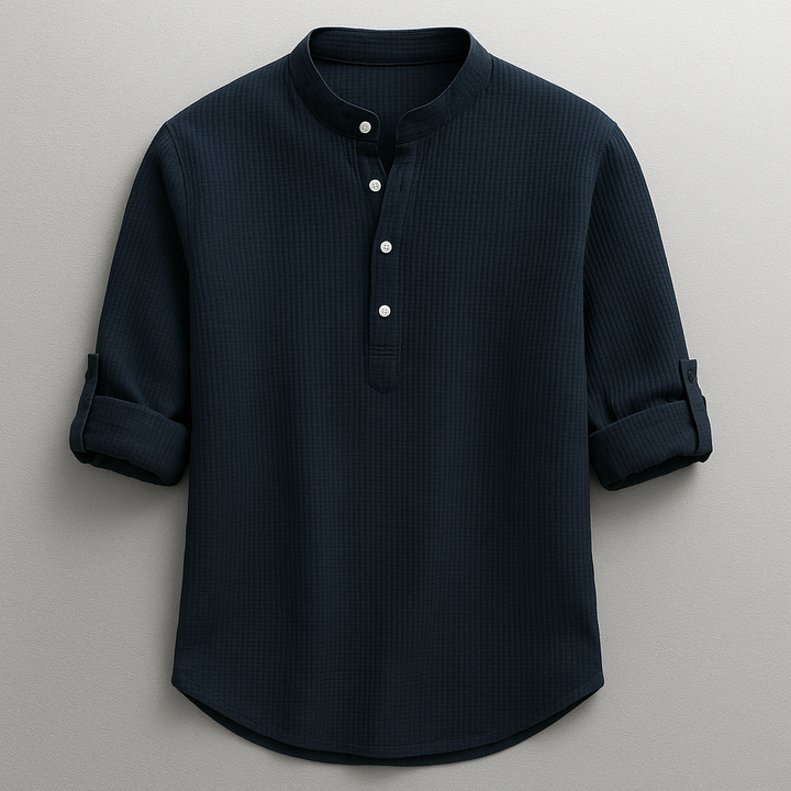 Valen | Men's Classic Cotton Tailored Shirt-Metro Lane Plaza