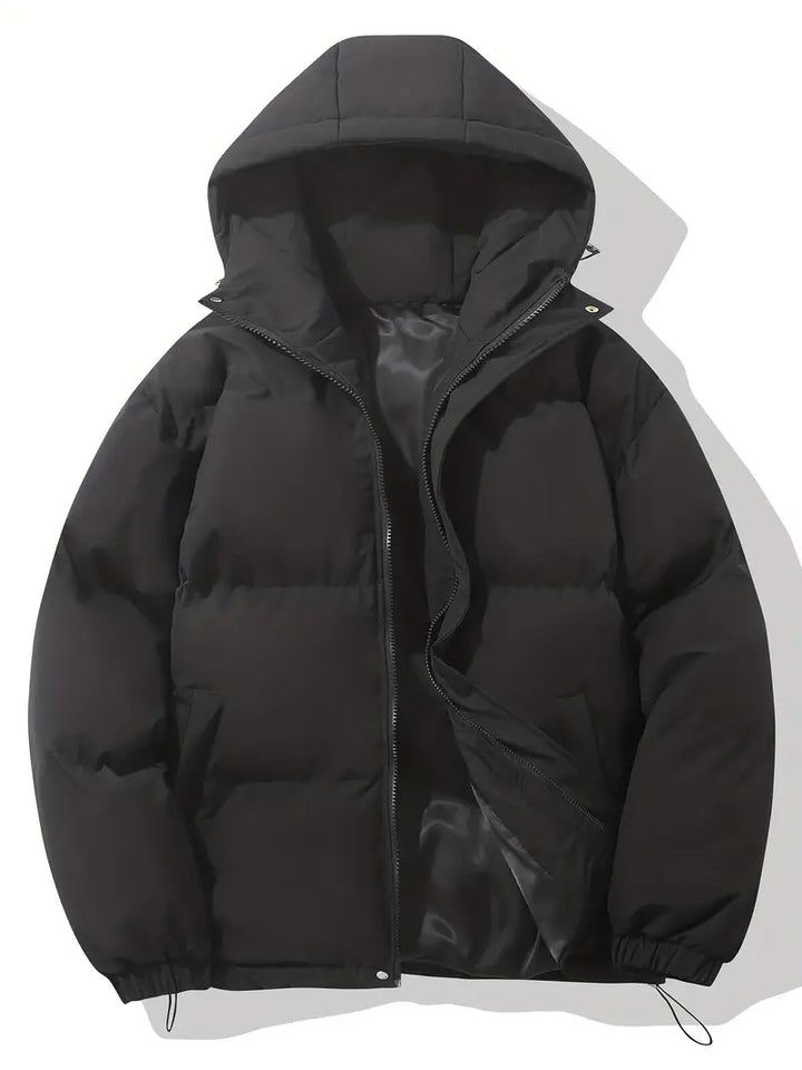 Men's Classic Design Warm Hooded Jacket