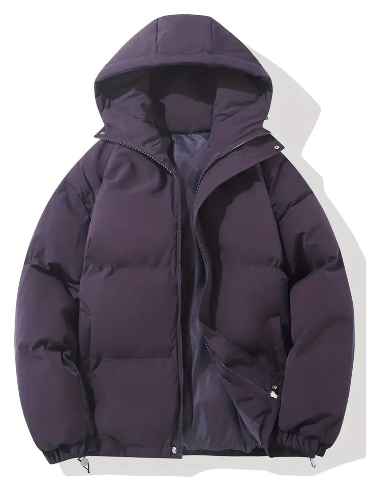 Men's Classic Design Warm Hooded Jacket