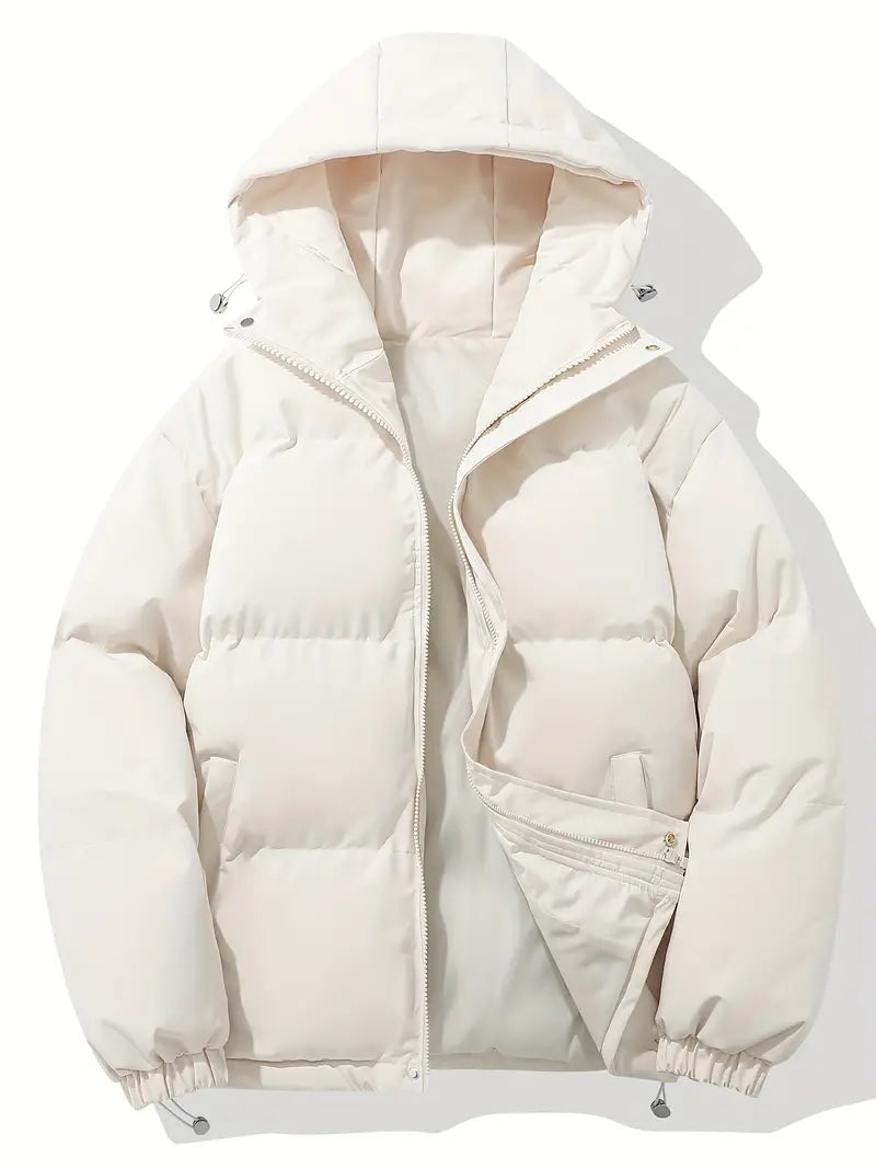 Men's Classic Design Warm Hooded Jacket
