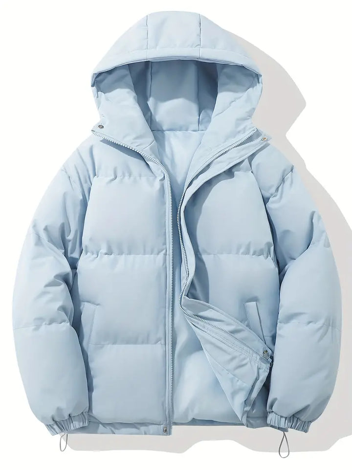 Men's Classic Design Warm Hooded Jacket
