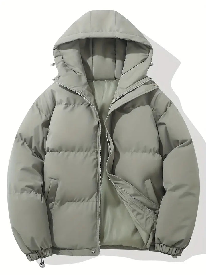 Men's Classic Design Warm Hooded Jacket