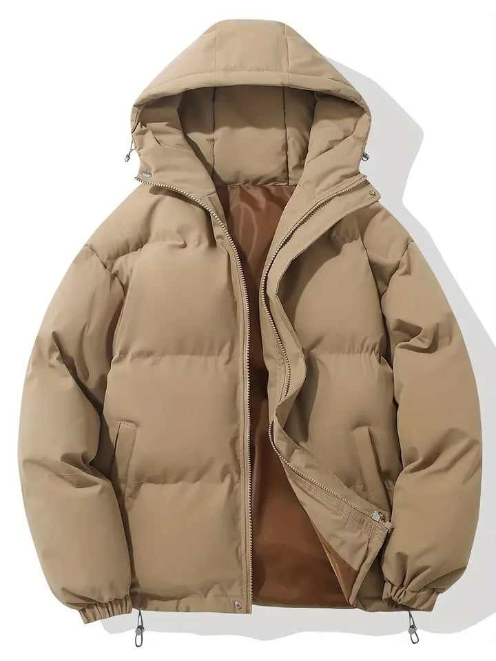 Men's Classic Design Warm Hooded Jacket