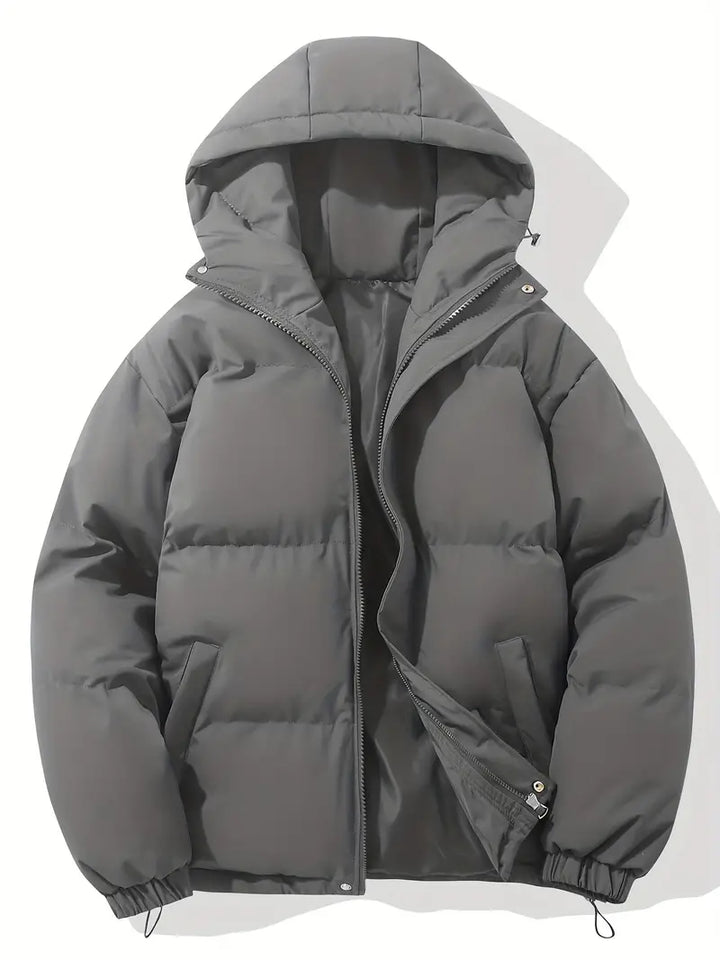 Men's Classic Design Warm Hooded Jacket