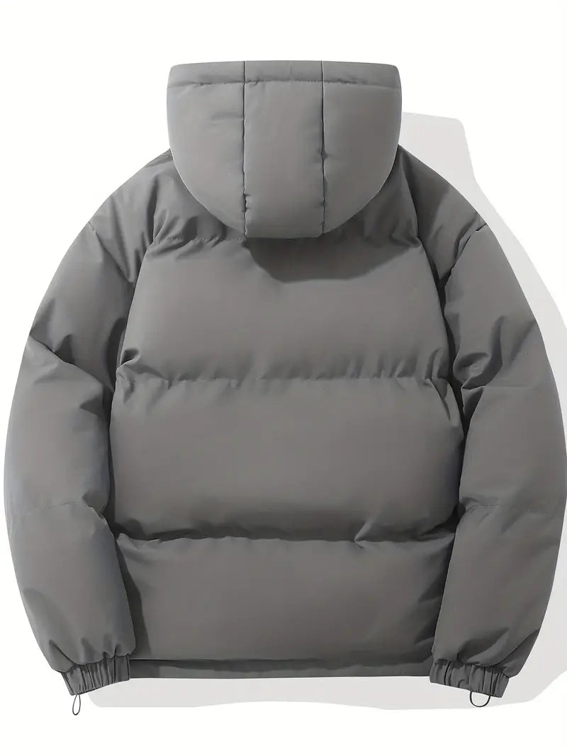 Men's Classic Design Warm Hooded Jacket