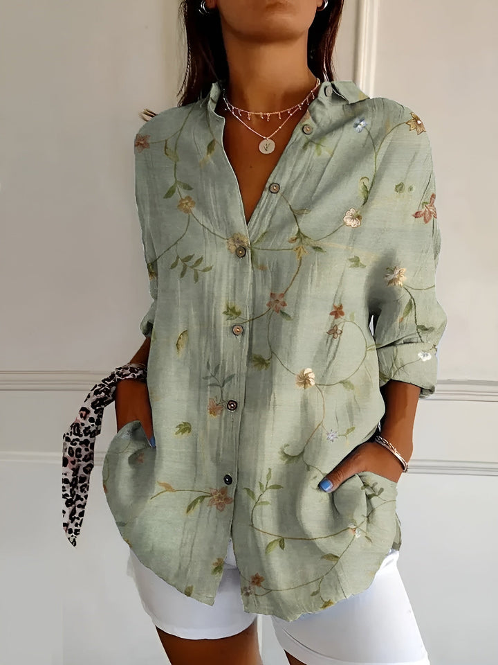 Juniper | Women's Stylish Button-Down Shirt-Metro Lane Plaza