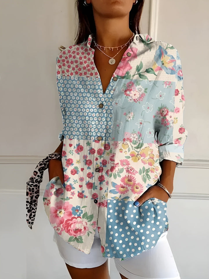 Juniper | Women's Stylish Button-Down Shirt-Metro Lane Plaza
