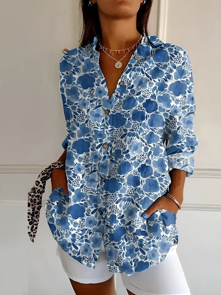 Juniper | Women's Stylish Button-Down Shirt-Metro Lane Plaza