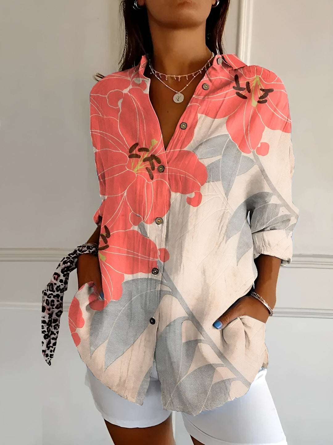 Juniper | Women's Stylish Button-Down Shirt-Metro Lane Plaza