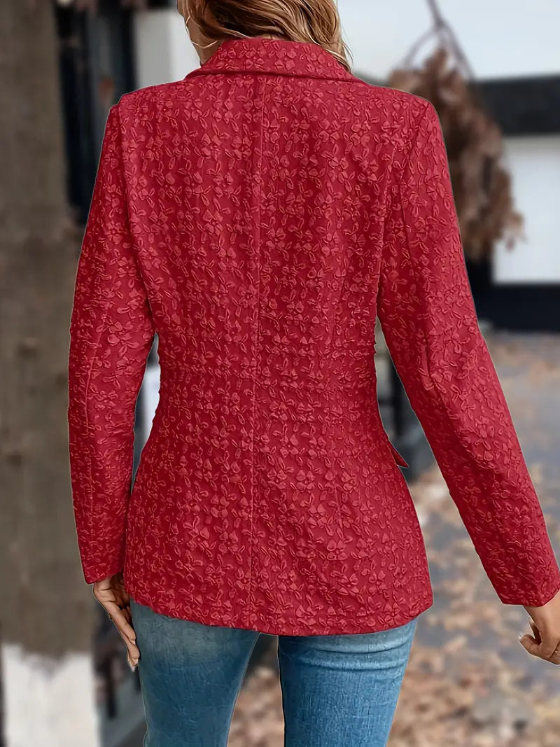 Isla | Women's Timeless Double-Breasted Blazer-Metro Lane Plaza