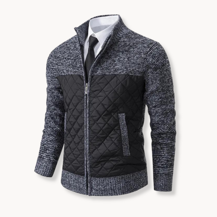 Gesteppte Pulloverjacke für Herren