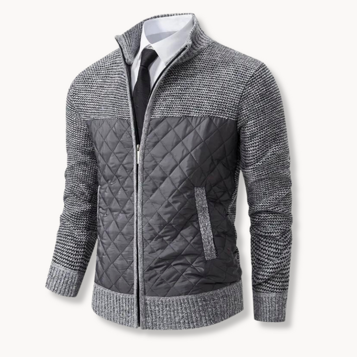 Gesteppte Pulloverjacke für Herren