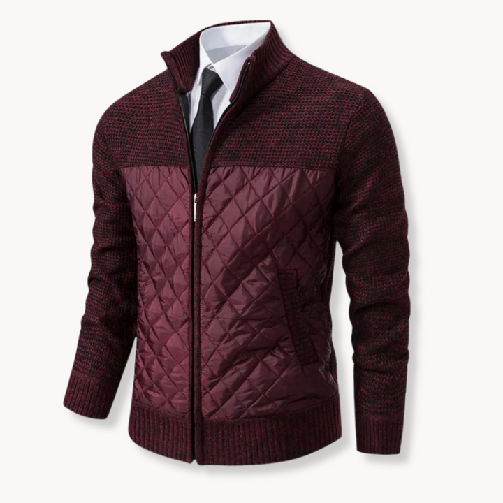 Gesteppte Pulloverjacke für Herren