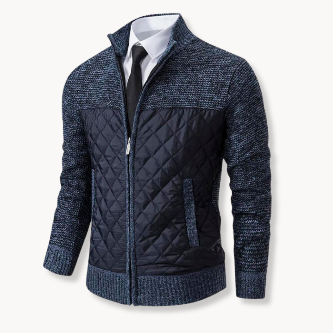 Gesteppte Pulloverjacke für Herren