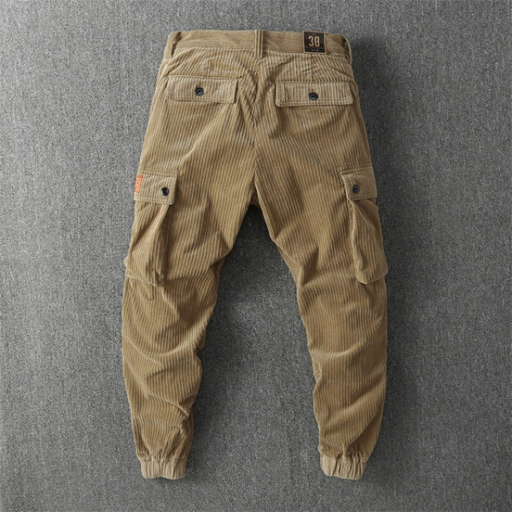 Fabian | Men's Stylish and Practical Corduroy Cargo Pants-Metro Lane Plaza