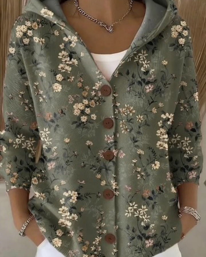 Künstlerischer warmer Longcardigan für Damen