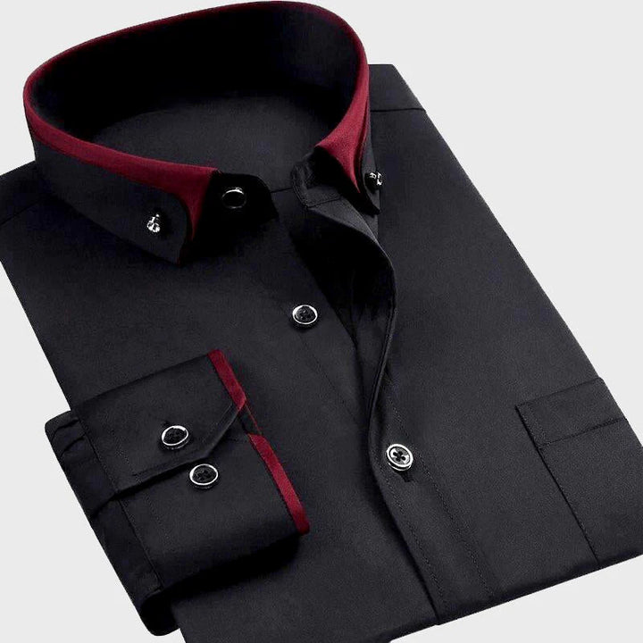 Aiden | Men's Stretch Fit Casual Shirt-Metro Lane Plaza